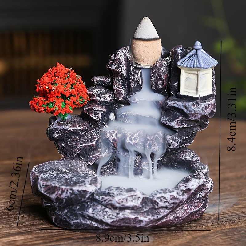 Incense Cone Holder - Backflow Incense Holder Waterfall Incense Burner