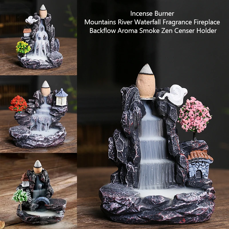 Incense Cone Holder - Backflow Incense Holder Waterfall Incense Burner