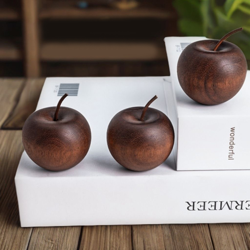 1PCS Of Wooden Apple Shaped Es - đánh giá và giá Fragrance Home Decor