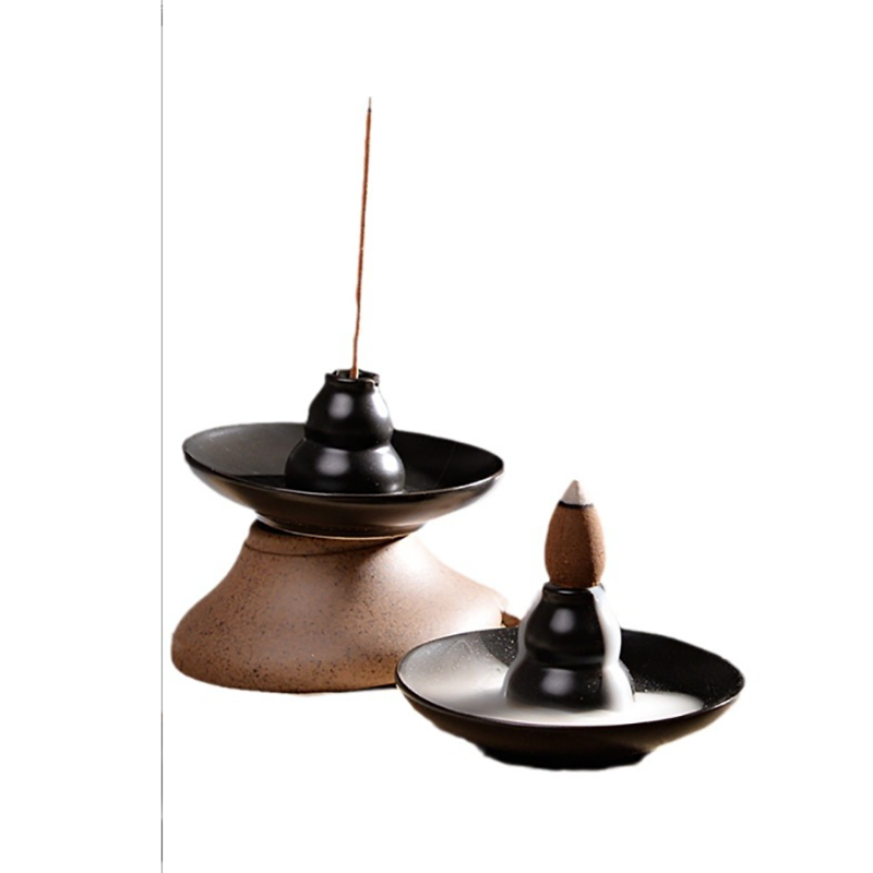 Black Multifunctional Backflow - đánh giá và giá Incense Cone Holder