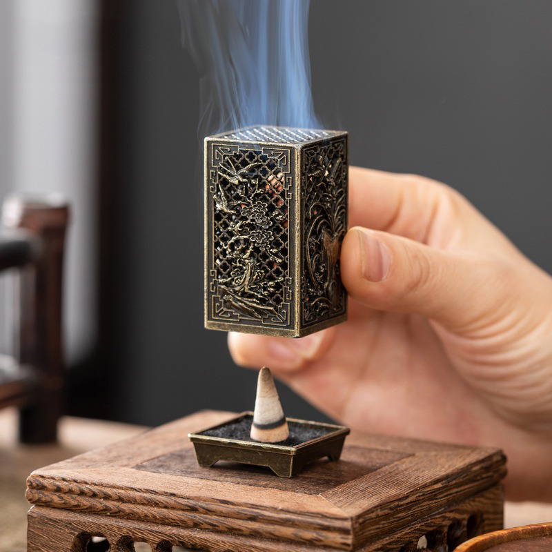 Square Vertical Incense Burner - đánh giá và giá Incense Cone Holder