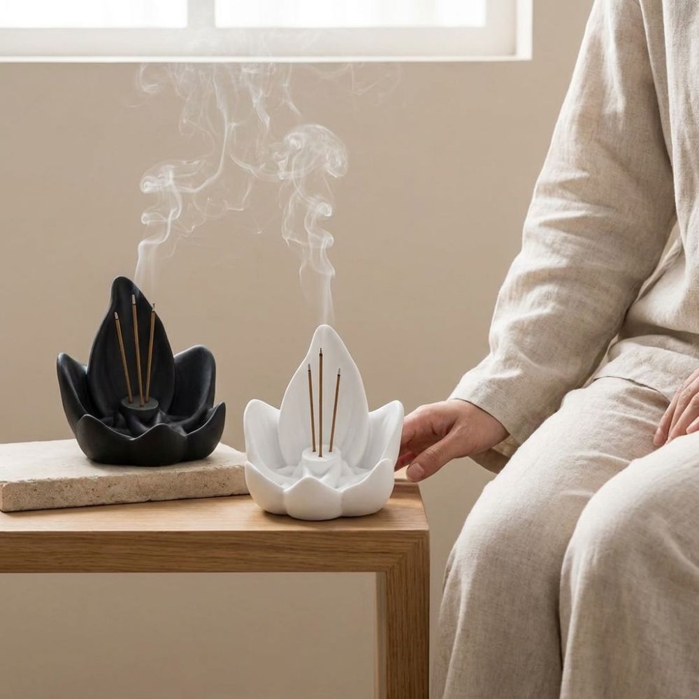 Zen Chinese Style Lotus Incens - đánh giá và giá Incense Cone Holder