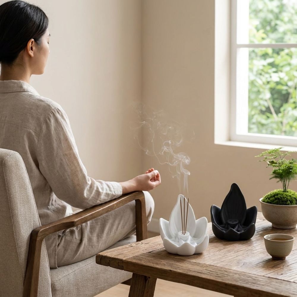 Zen Chinese Style Lotus Incens - đánh giá và giá Incense Cone Holder