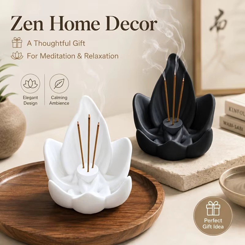 Zen Chinese Style Lotus Incens - đánh giá và giá Incense Cone Holder