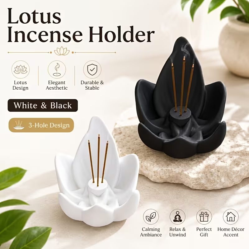 Zen Chinese Style Lotus Incens - đánh giá và giá Incense Cone Holder