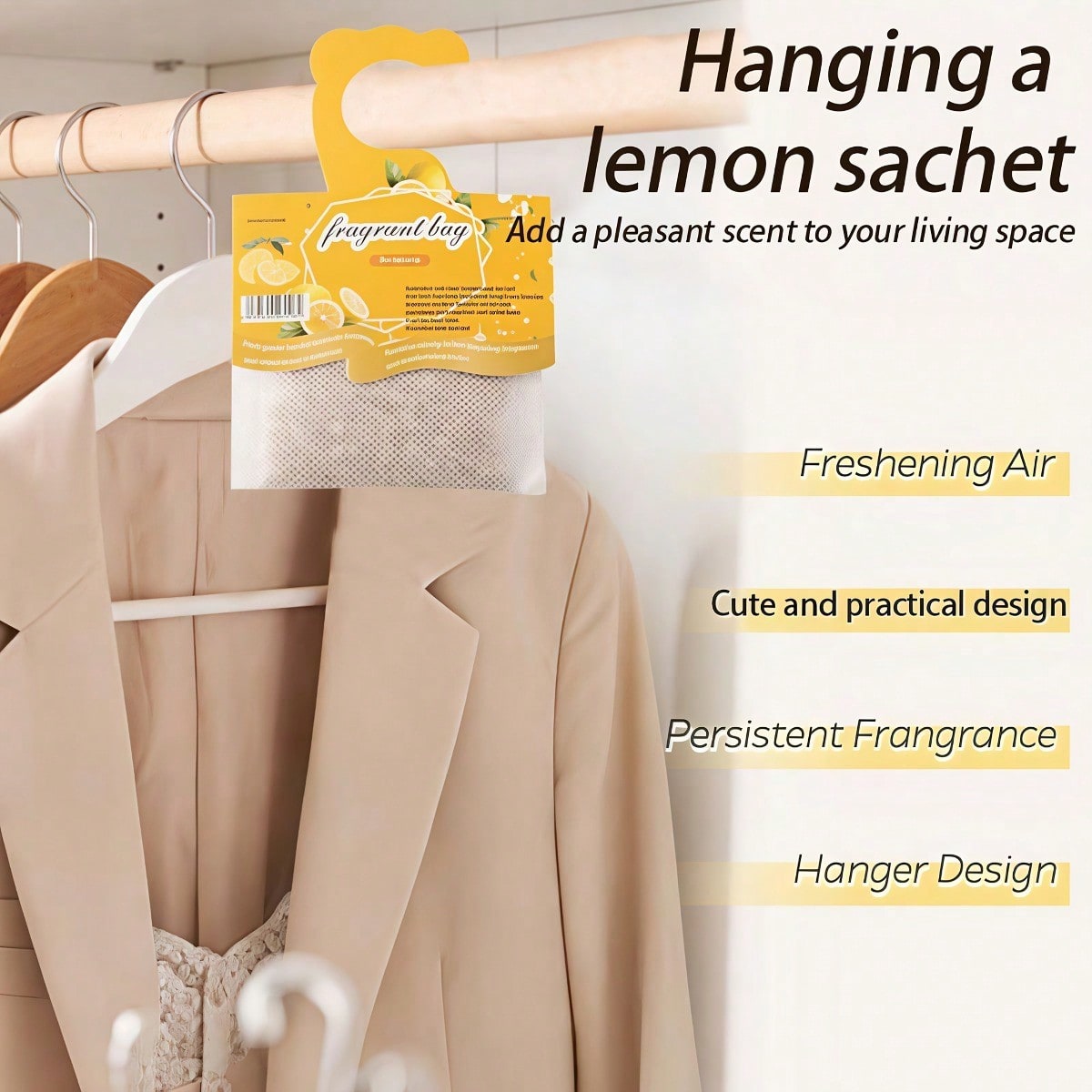 Hanging Lemon Scented Sachets, - đánh giá và giá Fragrance Home Decor