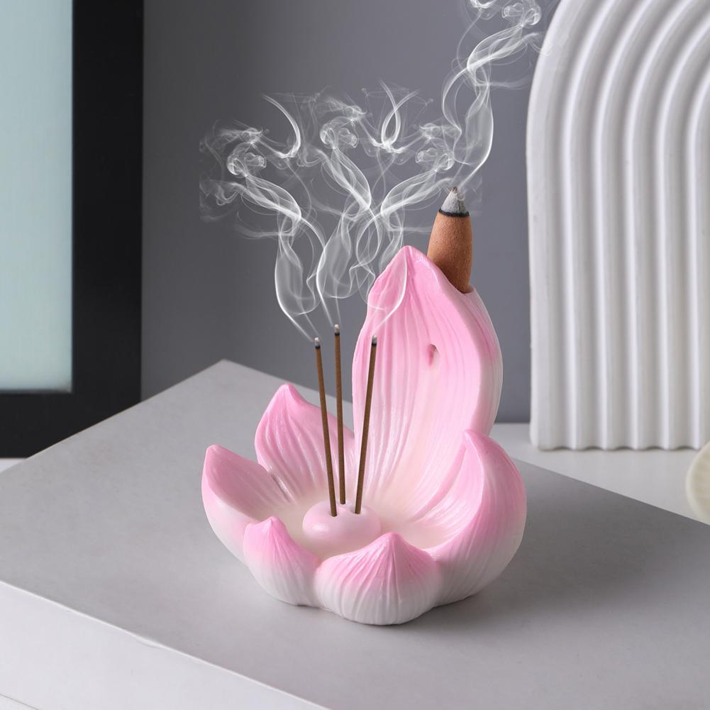 Lotus Incense Holder Resin Lot - đánh giá và giá Incense Cone Holder