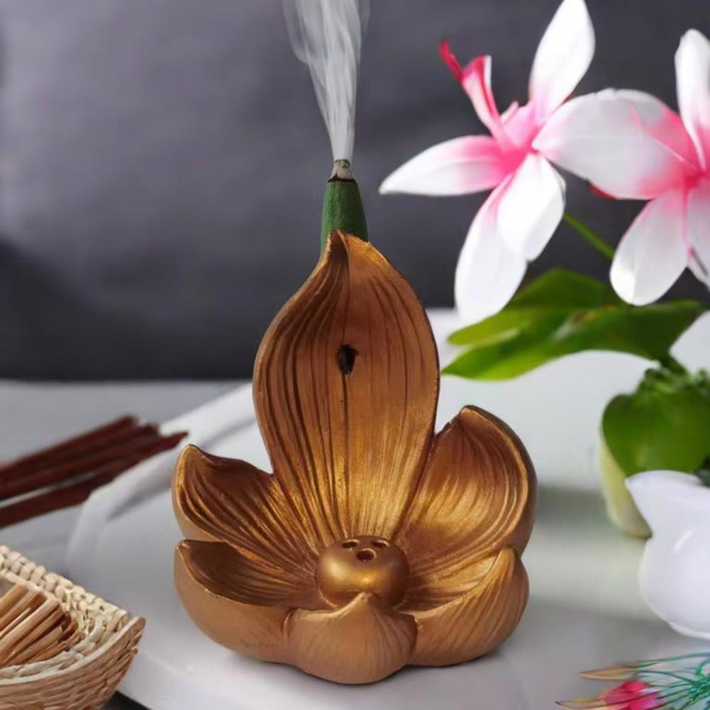 Lotus Incense Holder Resin Lot - đánh giá và giá Incense Cone Holder