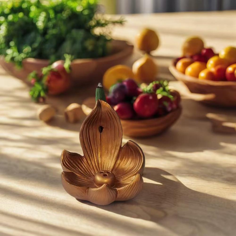 Lotus Incense Holder Resin Lot - đánh giá và giá Incense Cone Holder