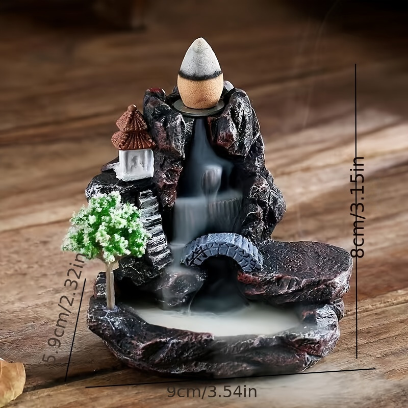 Backflow Incense Holder Waterf - đánh giá và giá Incense Cone Holder