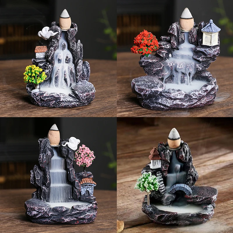 Backflow Incense Holder Waterf - đánh giá và giá Incense Cone Holder